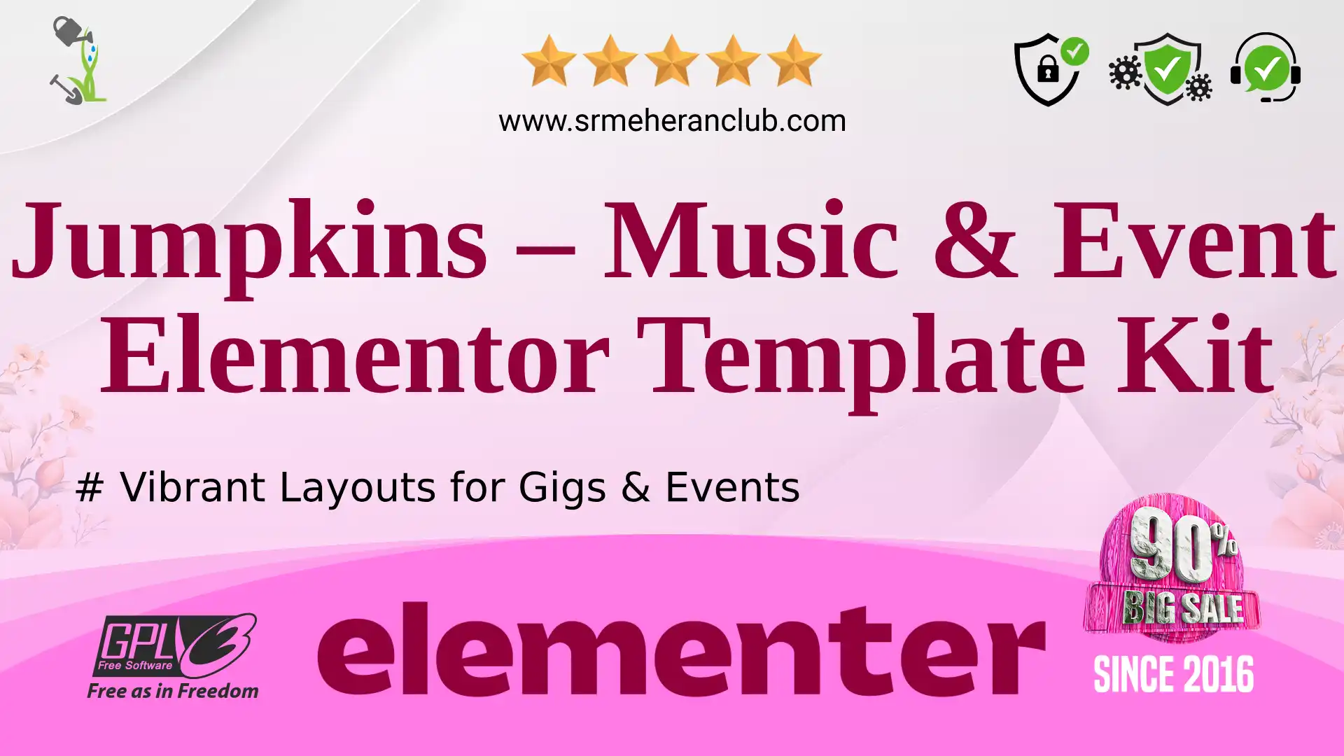 Jumpkins – Music & Event Elementor Template Kit — Elementor Kit by Themeforest