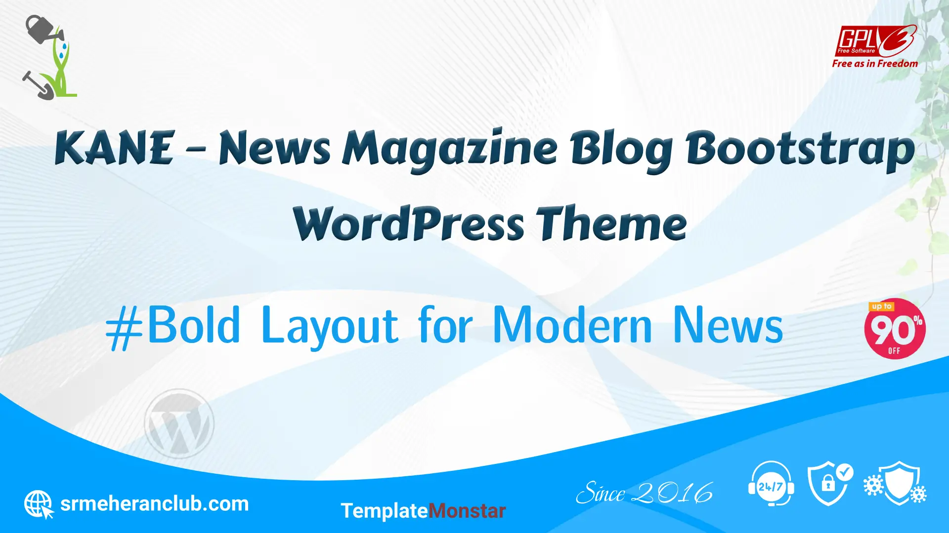 KANE – News Magazine Blog Bootstrap WordPress Theme — Theme by Templatemonster