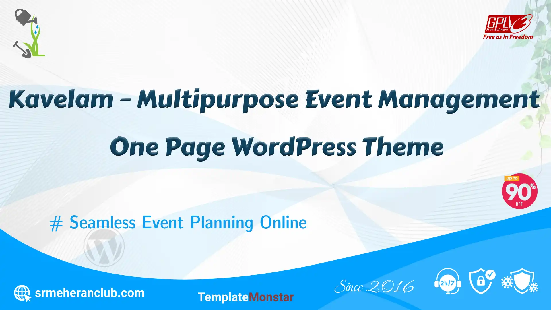 Kavelam – Multipurpose Event Management One Page WordPress Theme — Theme by Templatemonster