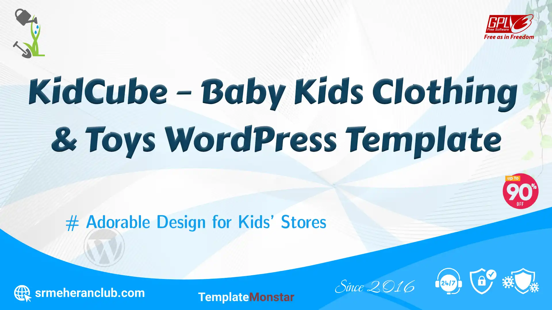 KidCube – Baby Kids Clothing & Toys WordPress Template — Template by Templatemonster