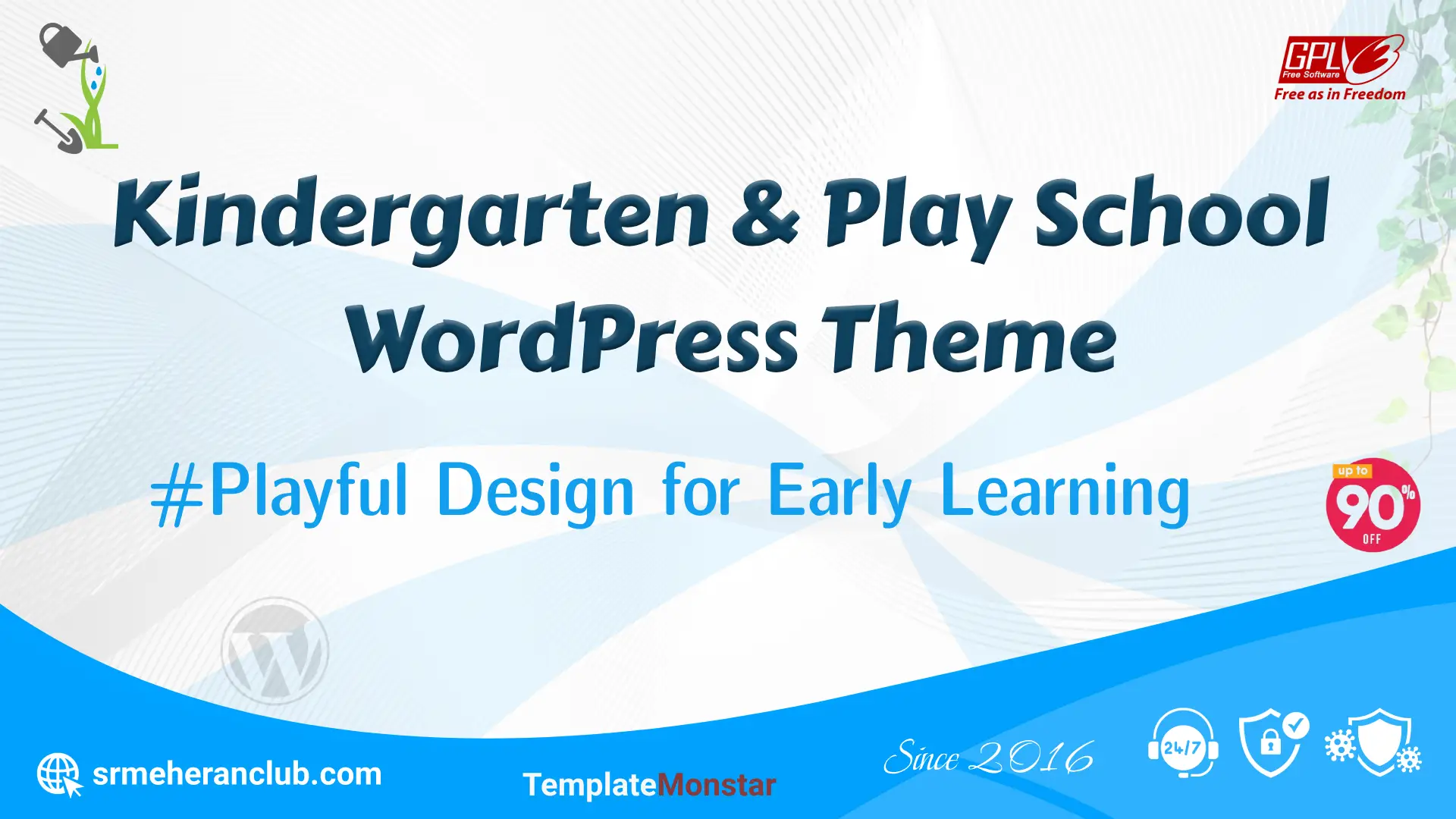 Kindergarten & Play School WordPress Theme — Theme by Templatemonster