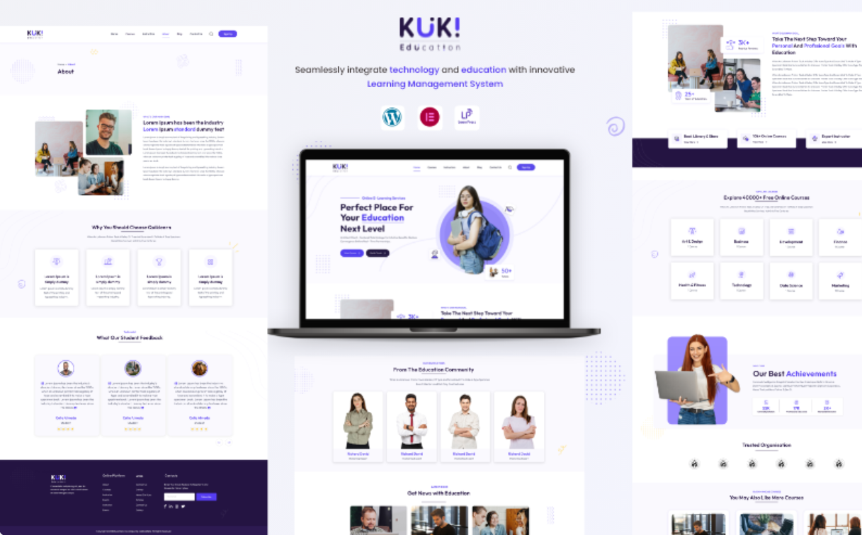 Kuki - LMS Education WordPress Theme