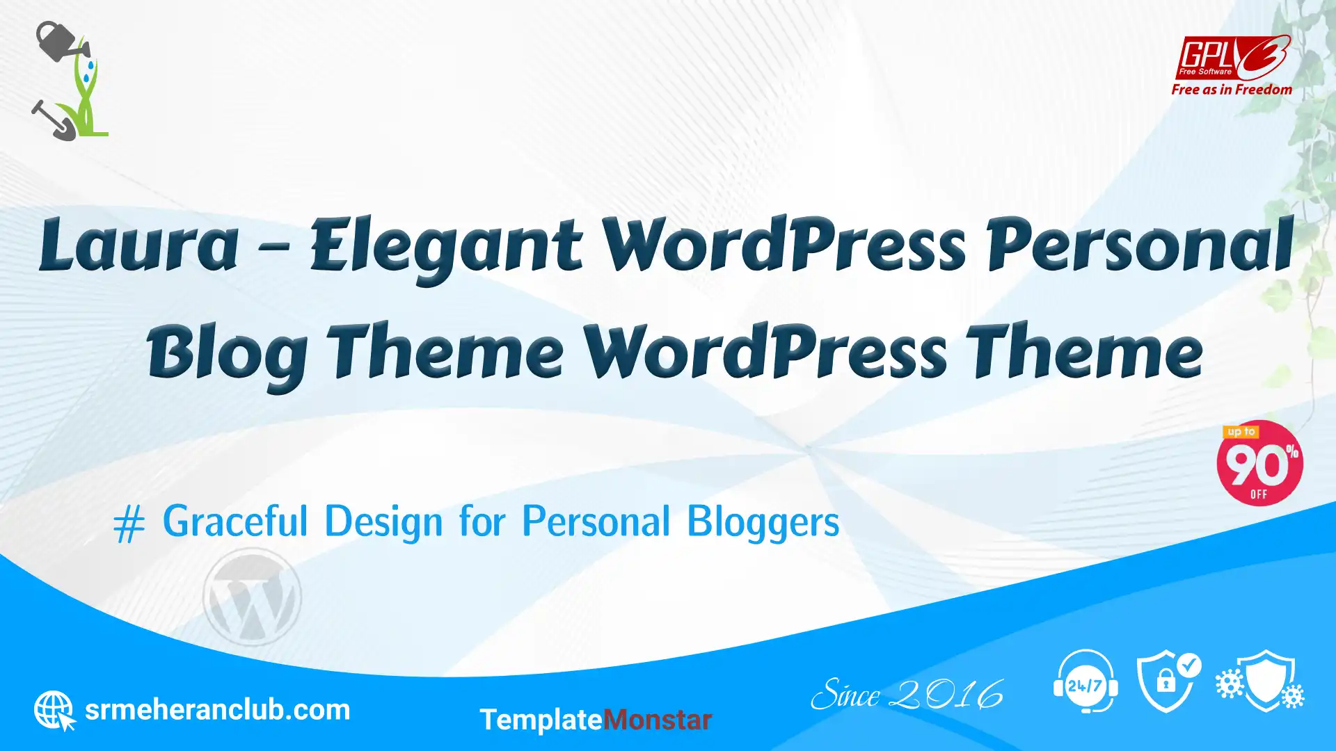 Laura – Elegant WordPress Personal Blog Theme WordPress Theme — Theme by Templatemonster