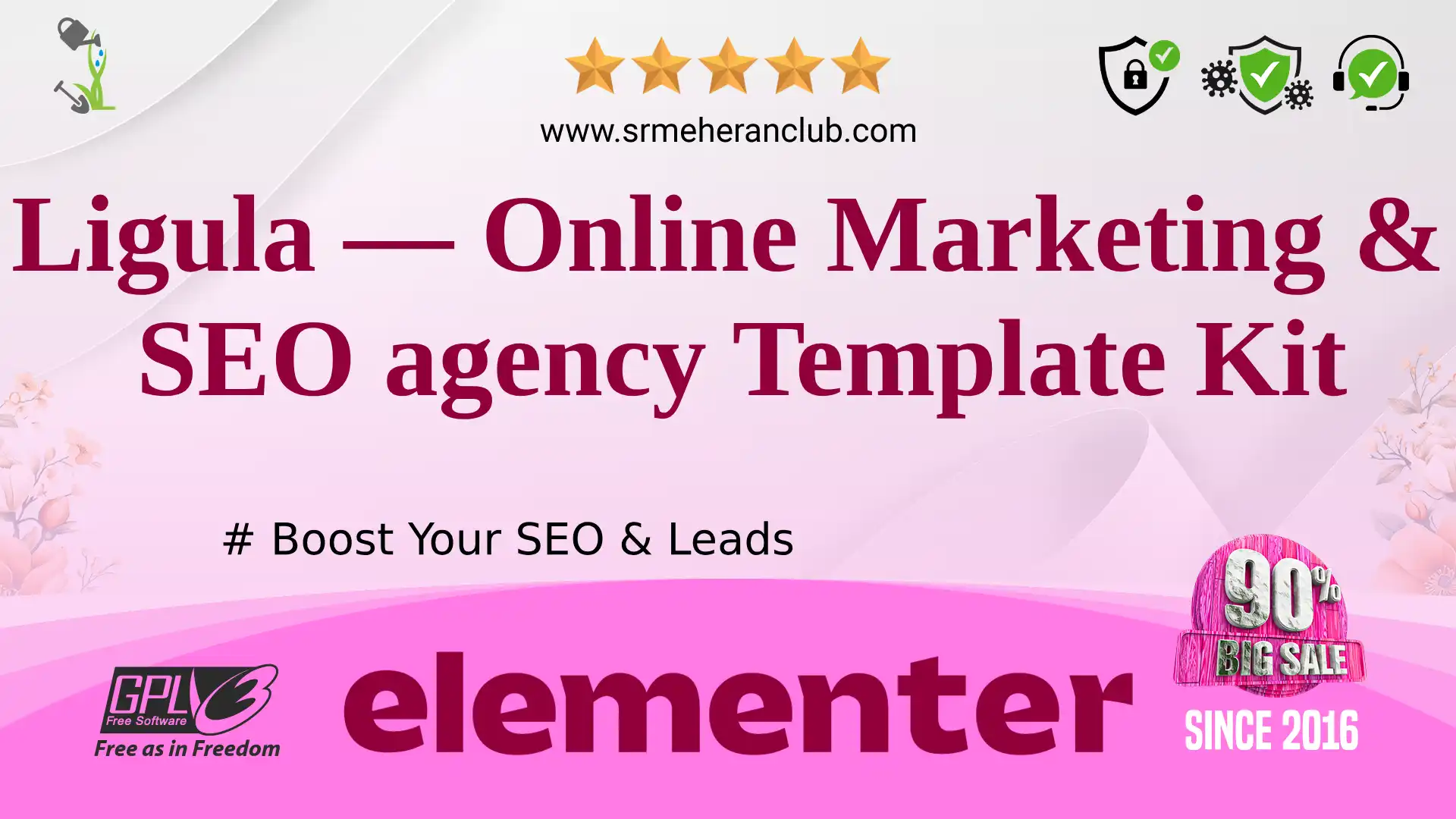 Ligula — Online Marketing & SEO agency Template Kit — Elementor Kit by Themeforest