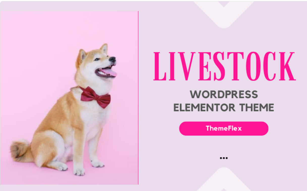 Livestock WordPress Elementor Theme WordPress Theme