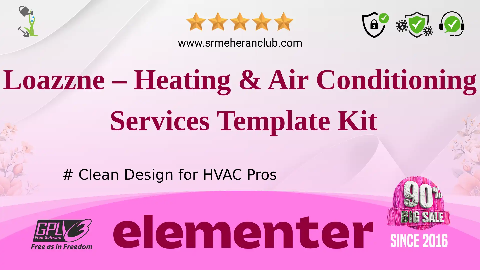 Loazzne – Heating & Air Conditioning Services Template Kit — Elementor Kit by Themeforest