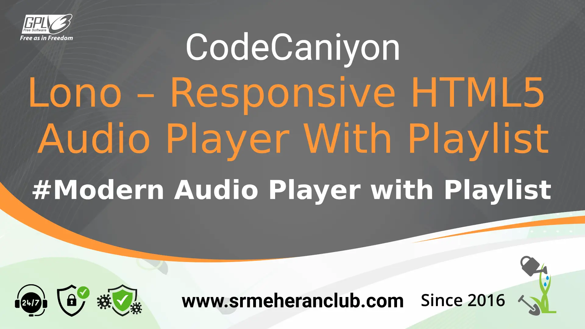 Lono – Responsive HTML5 Audio Player With Playlist — Plugin by Codecanyon