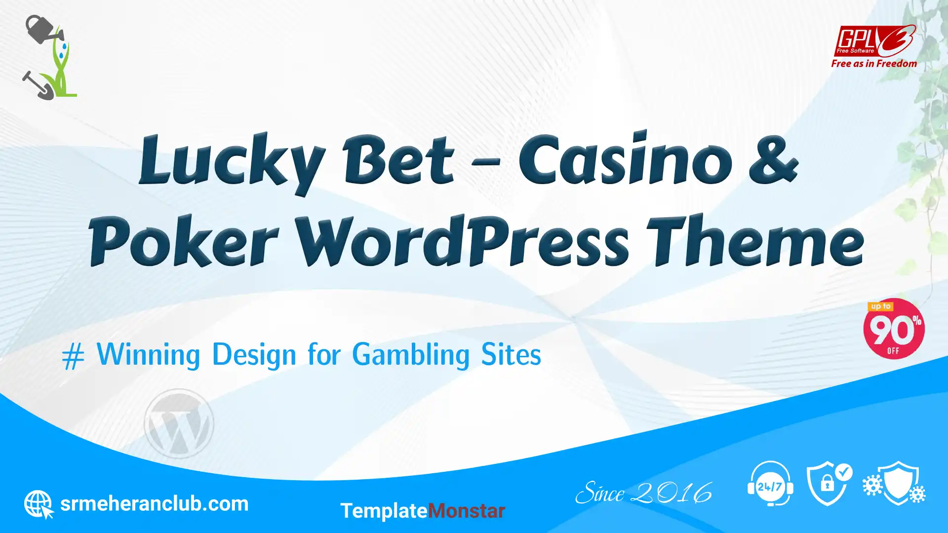 Lucky Bet – Casino & Poker WordPress Theme — Theme by Templatemonster
