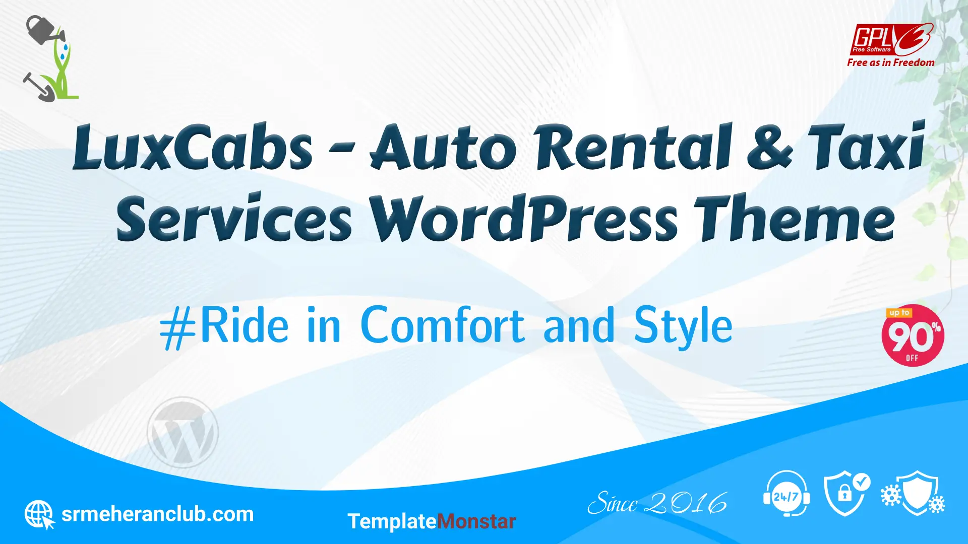 LuxCabs – Auto Rental & Taxi Services WordPress Theme — Theme by Templatemonster