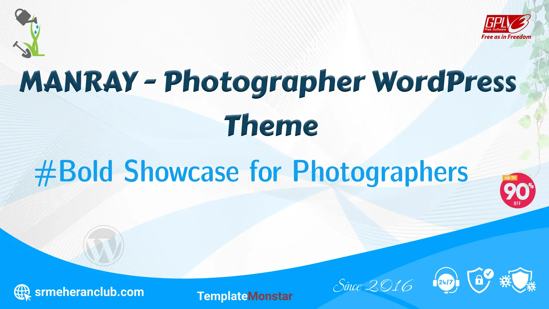 MANRAY – Photographer WordPress Theme — Theme by Templatemonster