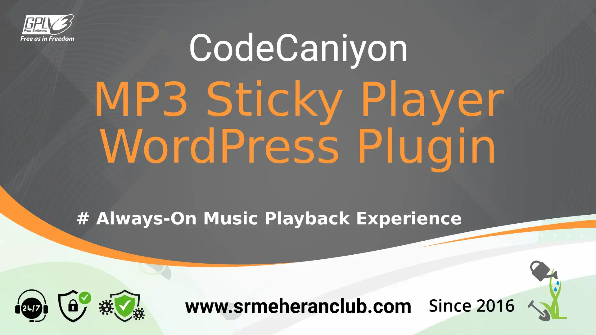 MP3 Sticky Player WordPress Plugin — Plugin by Codecanyon