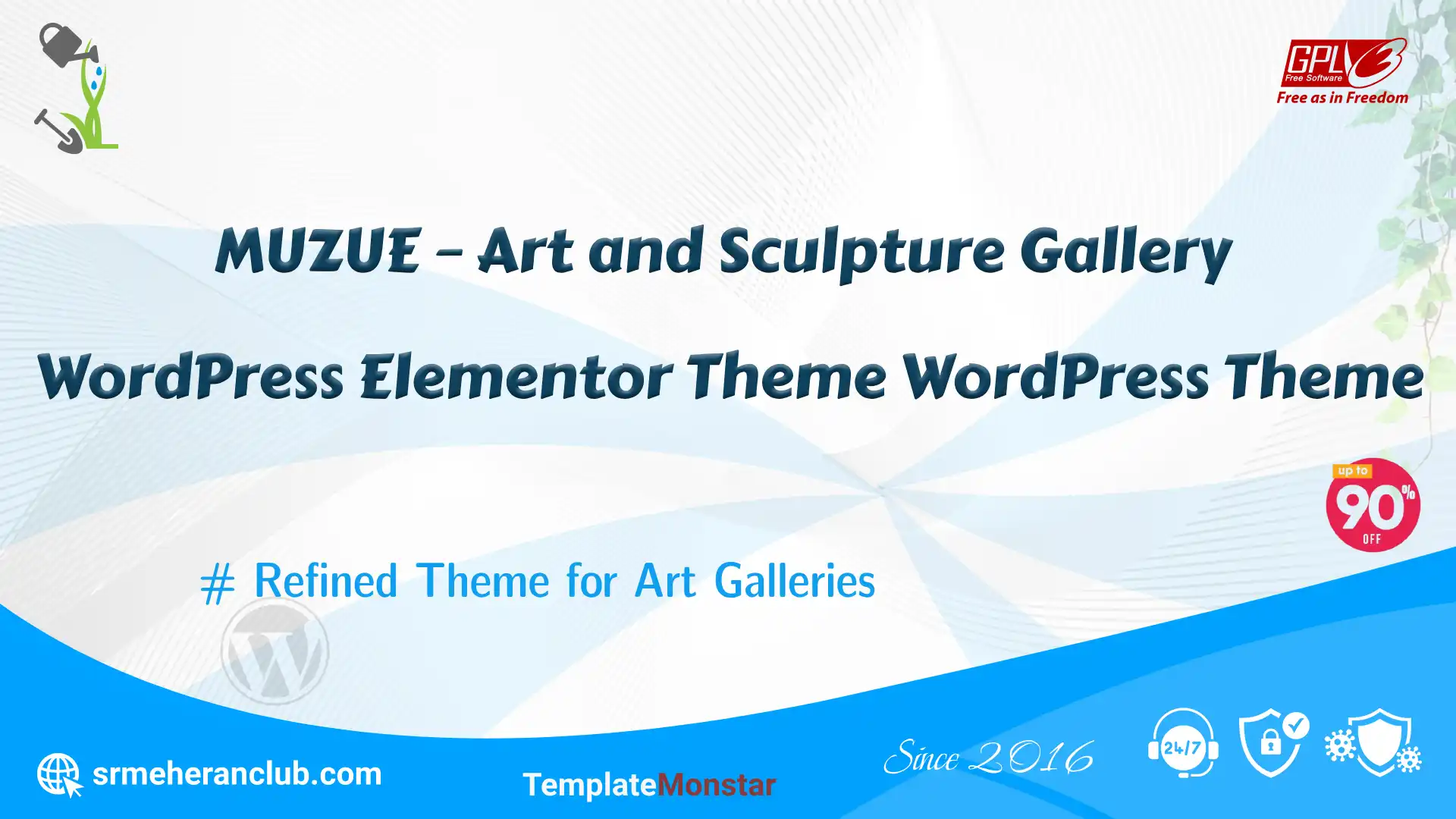 MUZUE – Art and Sculpture Gallery WordPress Elementor Theme WordPress Theme