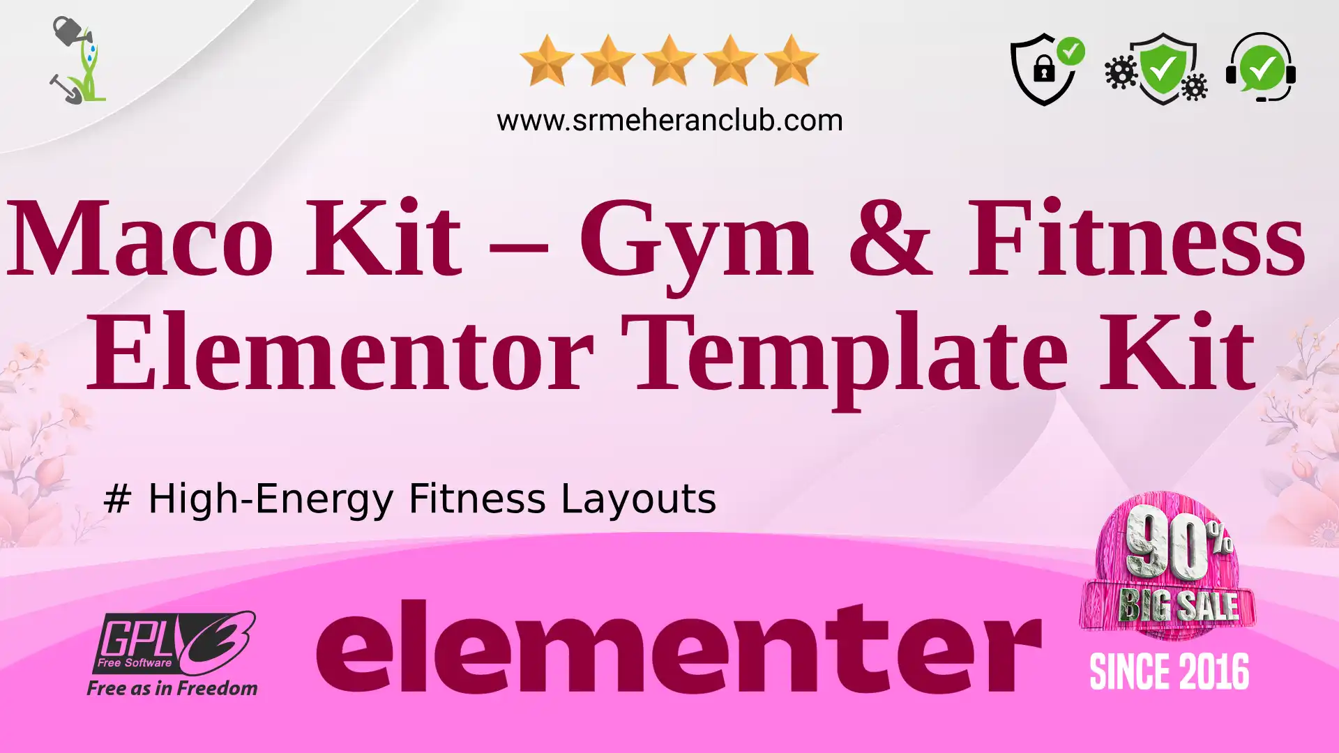 Maco Kit – Gym & Fitness Elementor Template Kit