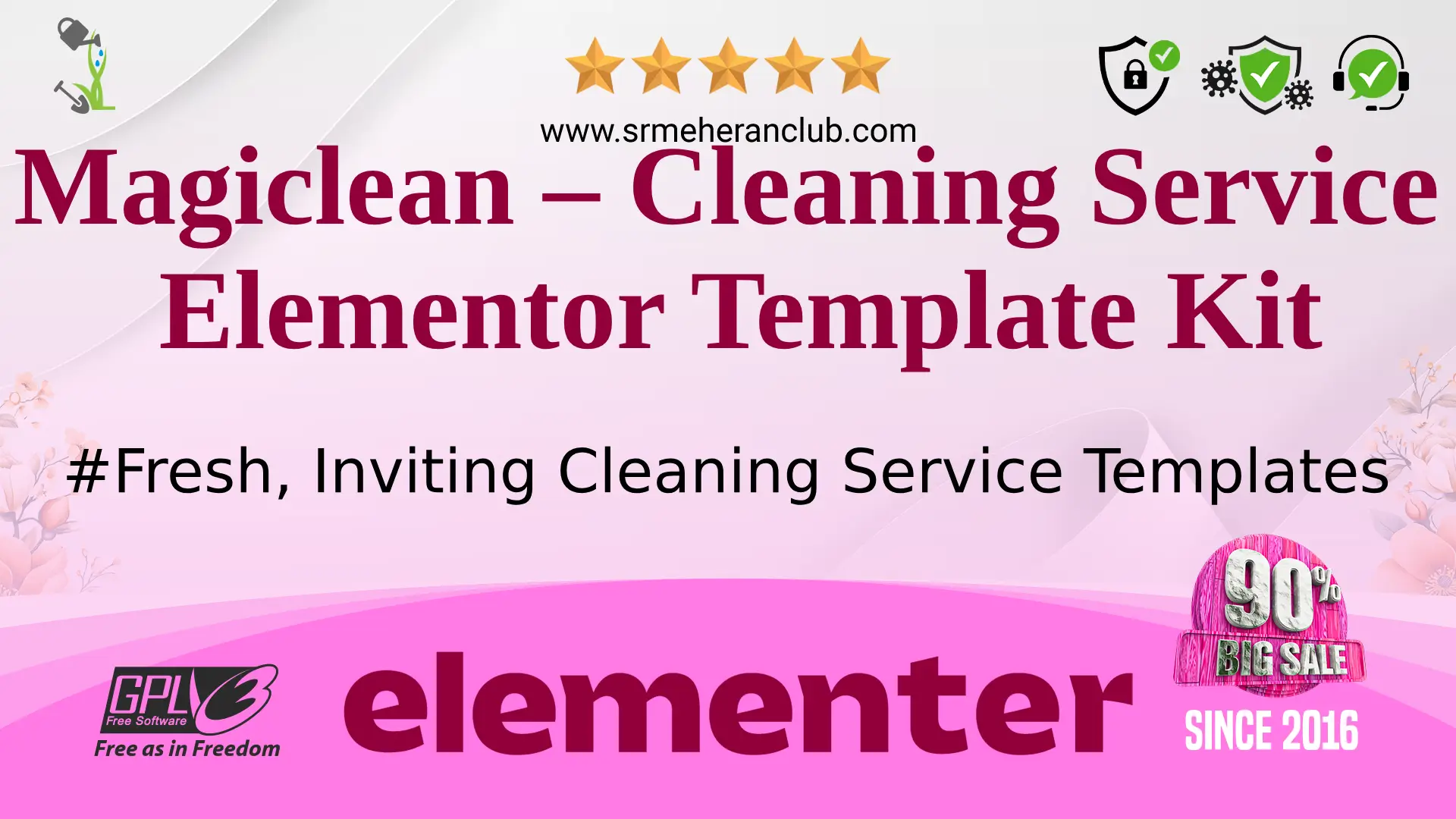 Magiclean – Cleaning Service Elementor Template Kit