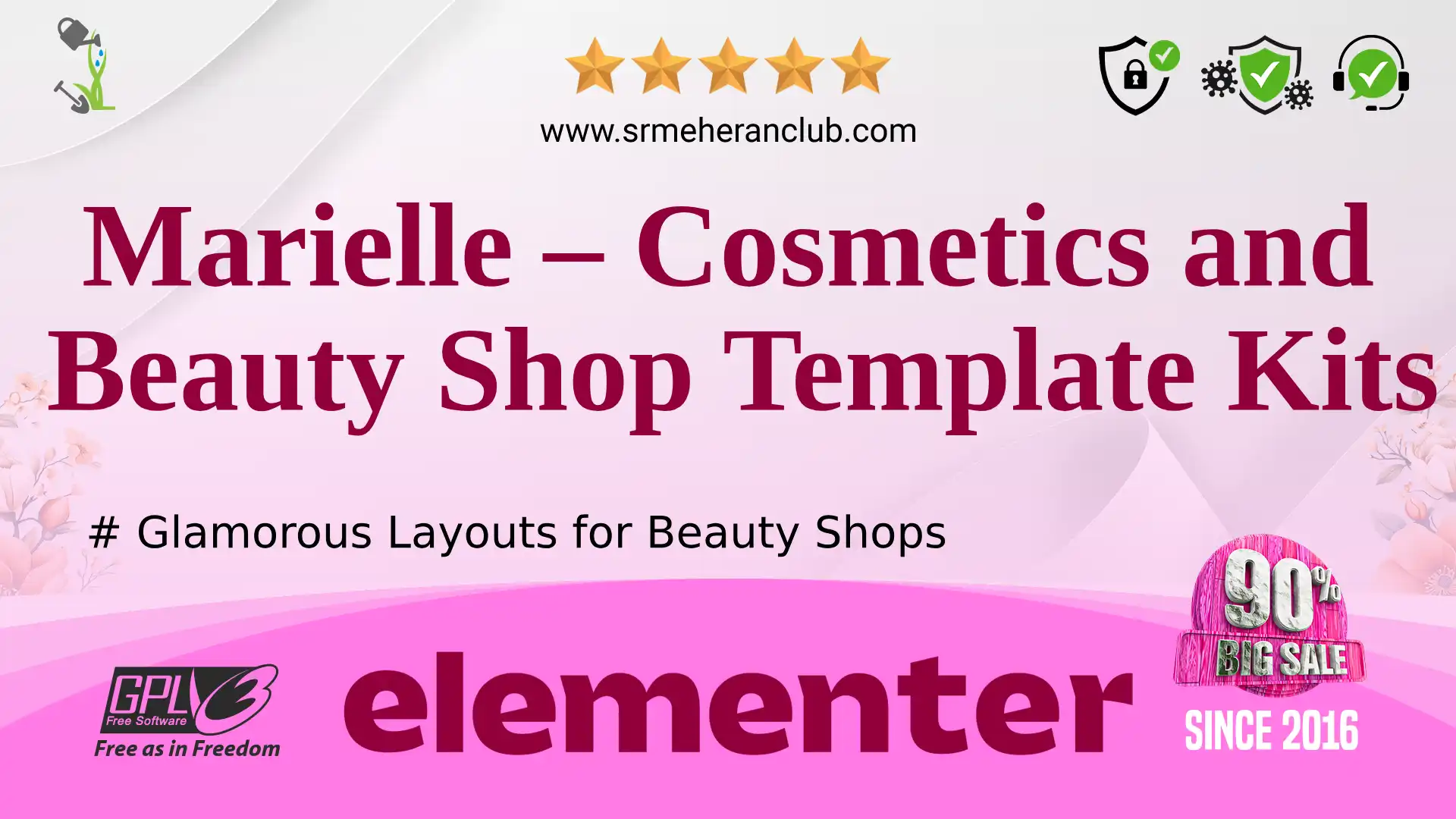 Marielle – Cosmetics and Beauty Shop Template Kits — Elementor Kit by Themeforest