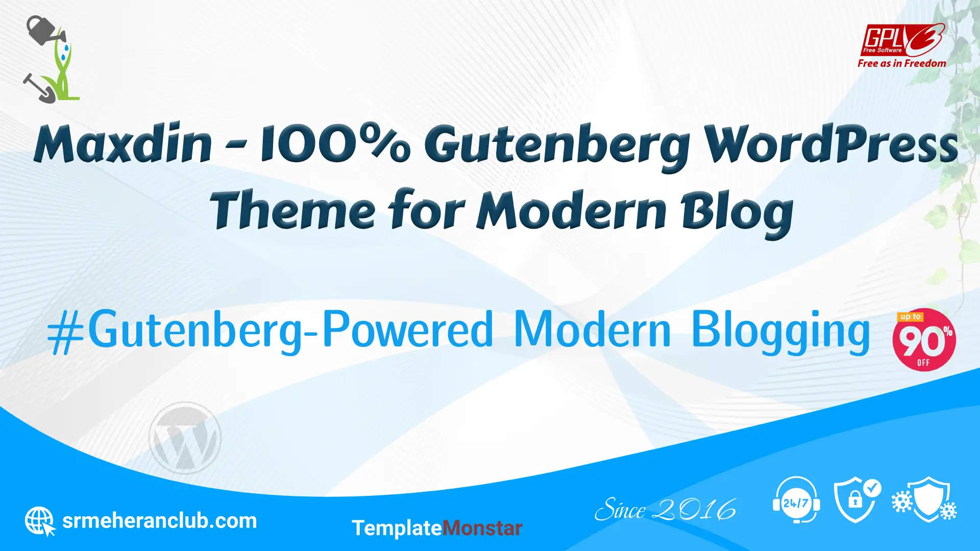 Maxdin – 100% Gutenberg WordPress Theme for Modern Blog — Theme by Templatemonster
