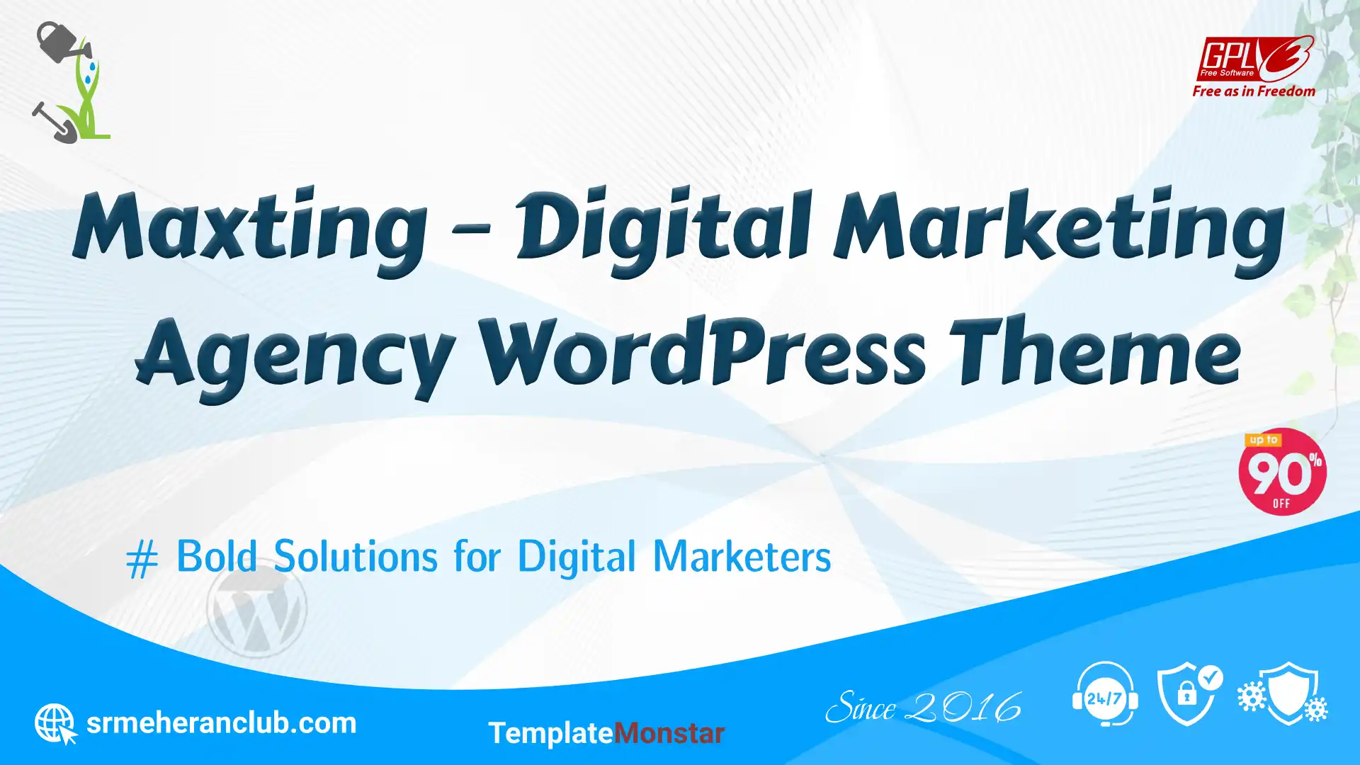 Maxting – Digital Marketing Agency WordPress Theme — Theme by Templatemonster