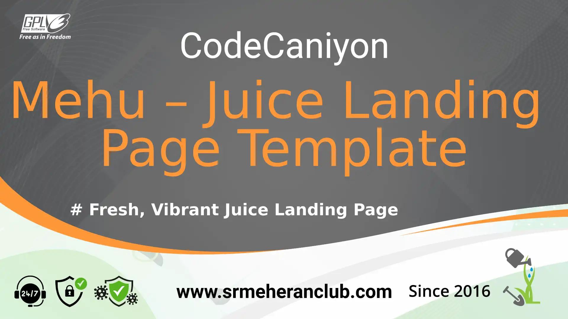 Mehu – Juice Landing Page Template — Template by Themeforest