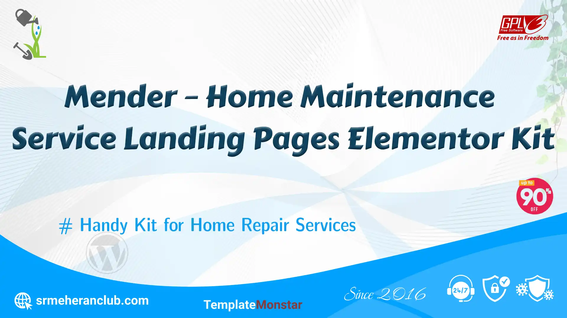 Mender – Home Maintenance Service Landing Pages Elementor Kit — Theme by Templatemonster