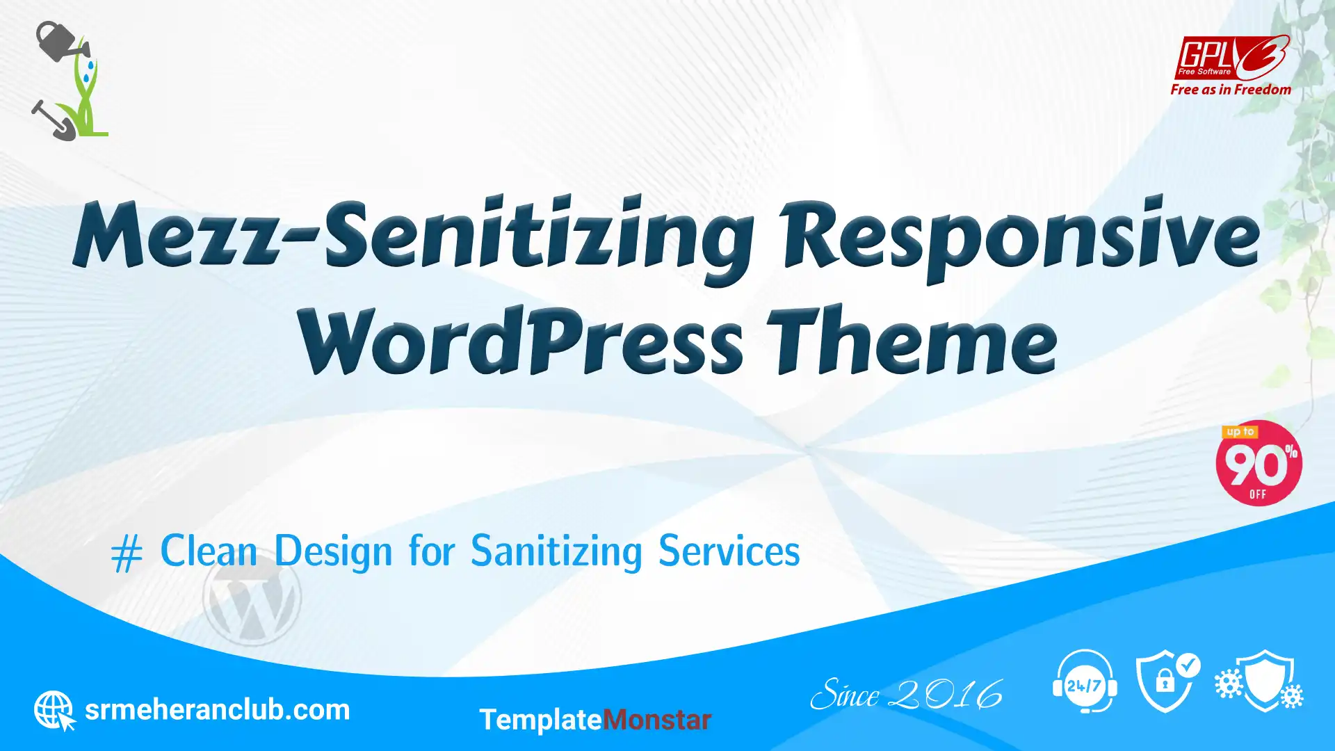 Mezz-Senitizing Responsive WordPress Theme — Theme by Templatemonster
