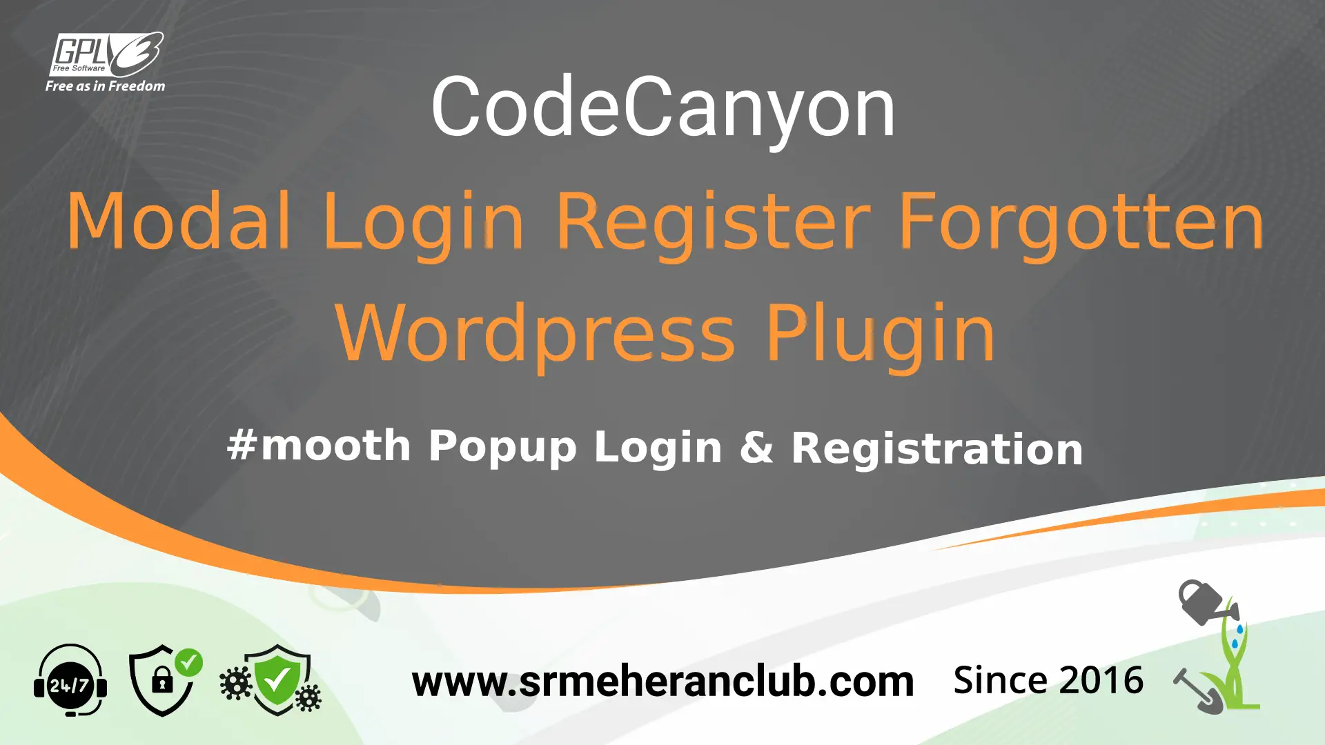 Modal Login Register Forgotten WordPress Plugin