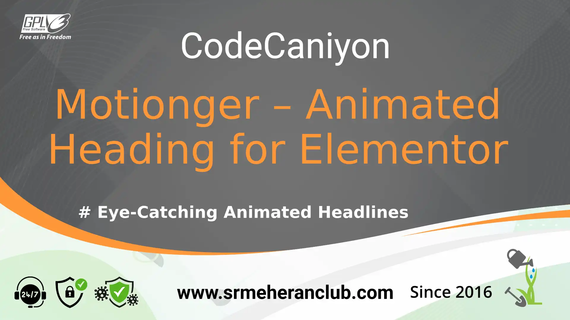 Motionger – Animated Heading for Elementor — Plugin by Codecanyon