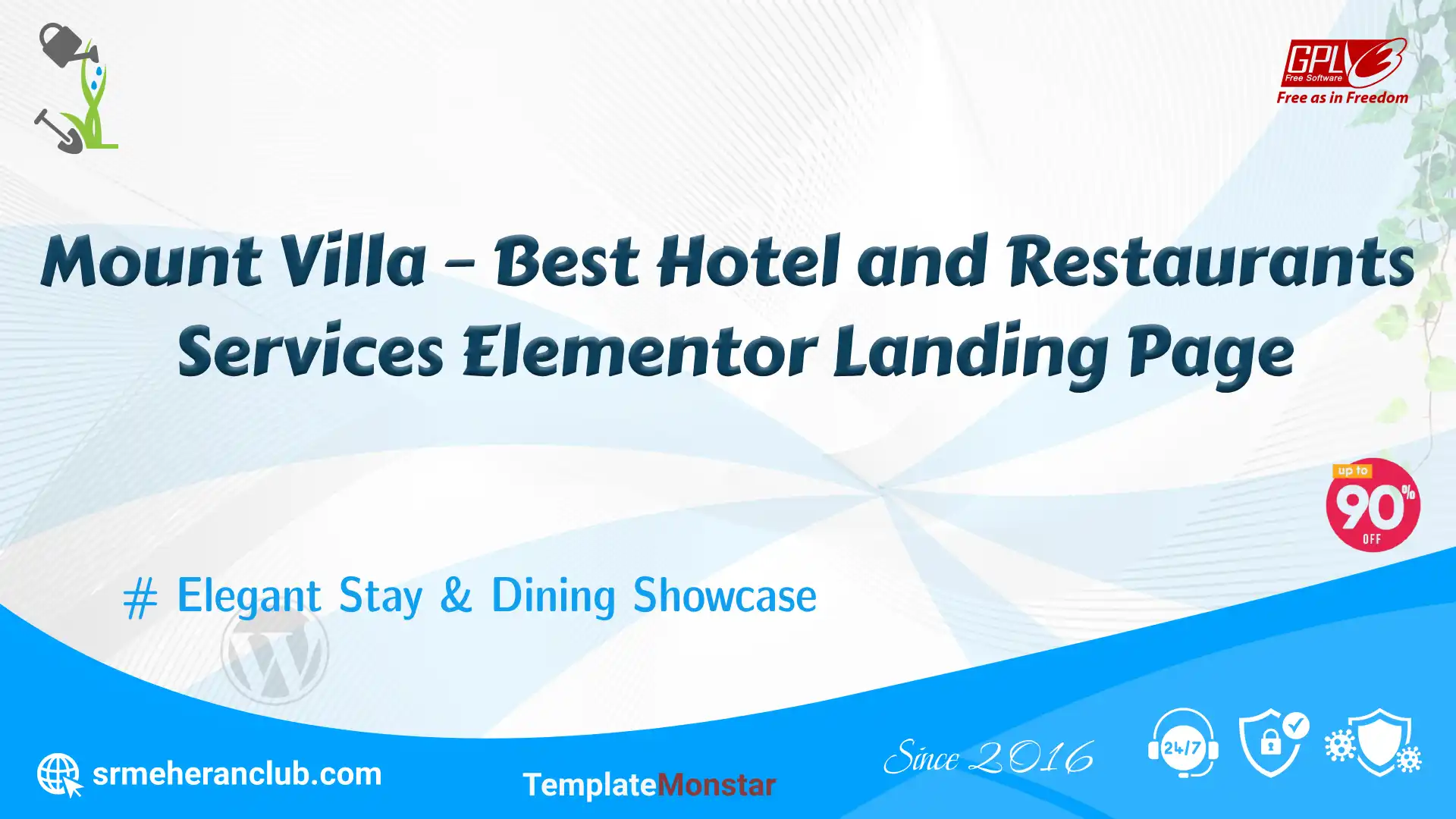 Mount Villa – Best Hotel and Restaurants Services Elementor Landing Page — Theme by Templatemonster