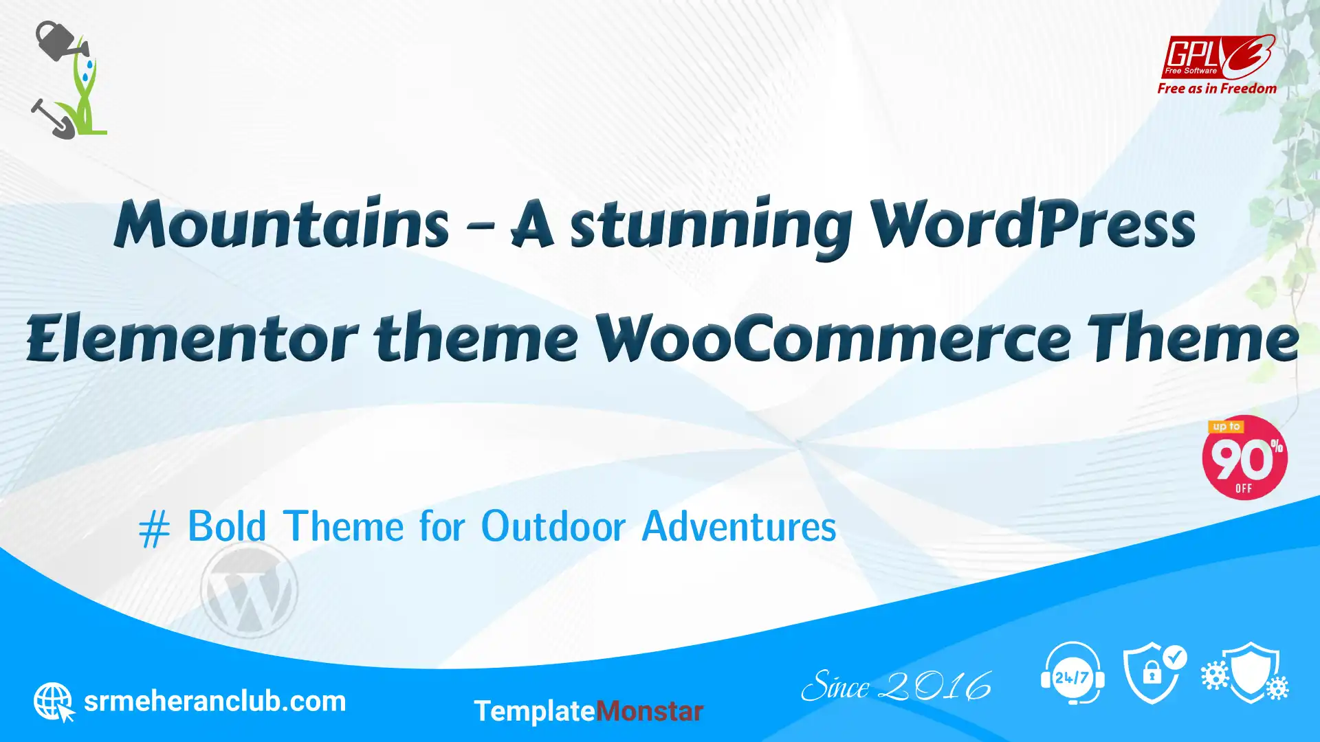 Mountains – A stunning WordPress Elementor theme WooCommerce Theme — Theme by Templatemonster