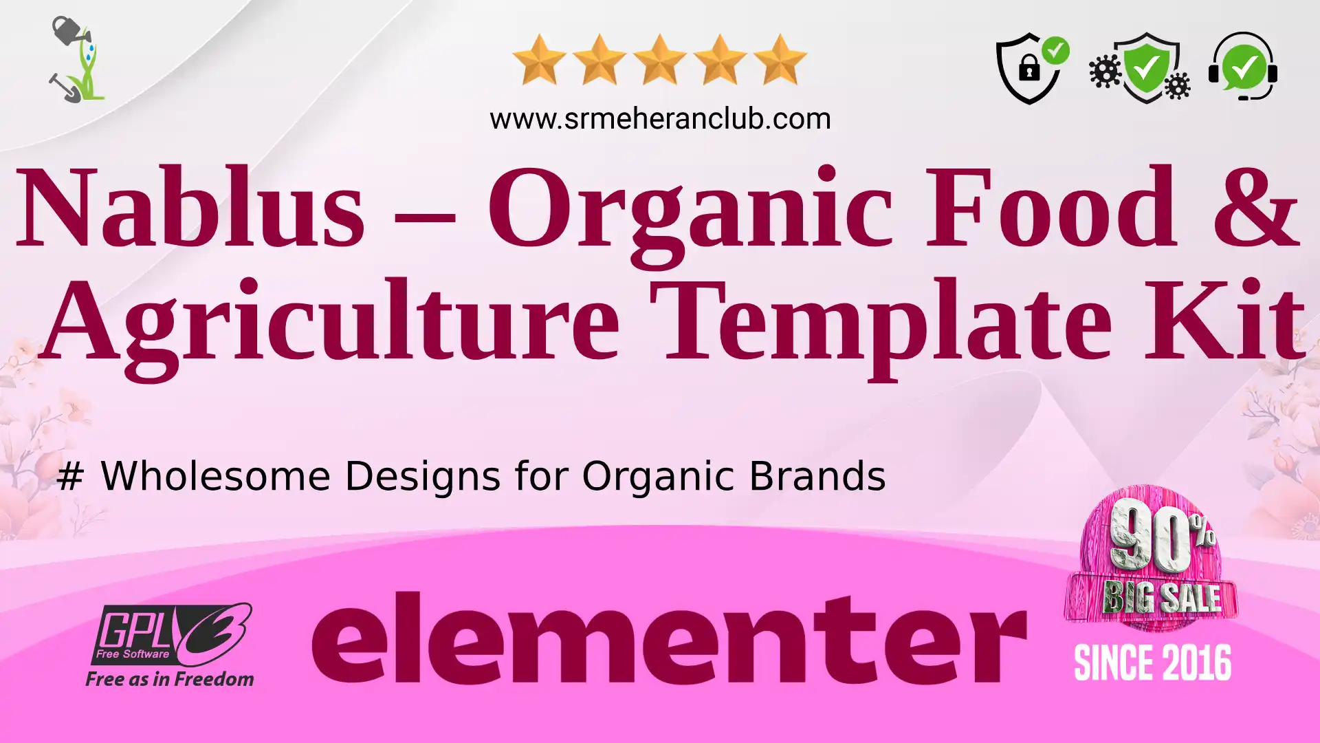 Nablus – Organic Food & Agriculture Template Kit
