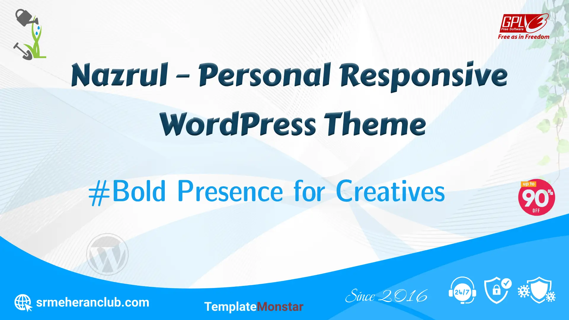 Nazrul – Personal Responsive WordPress Theme — Theme by Templatemonster