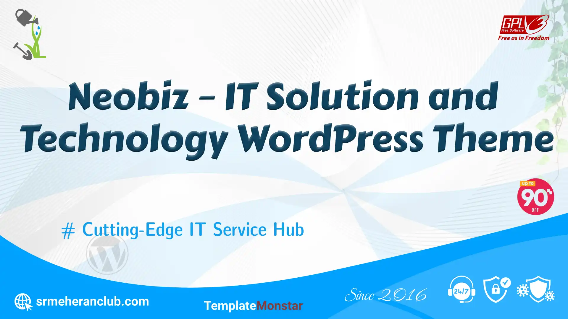 Neobiz – IT Solution and Technology WordPress Theme — Theme by Templatemonster