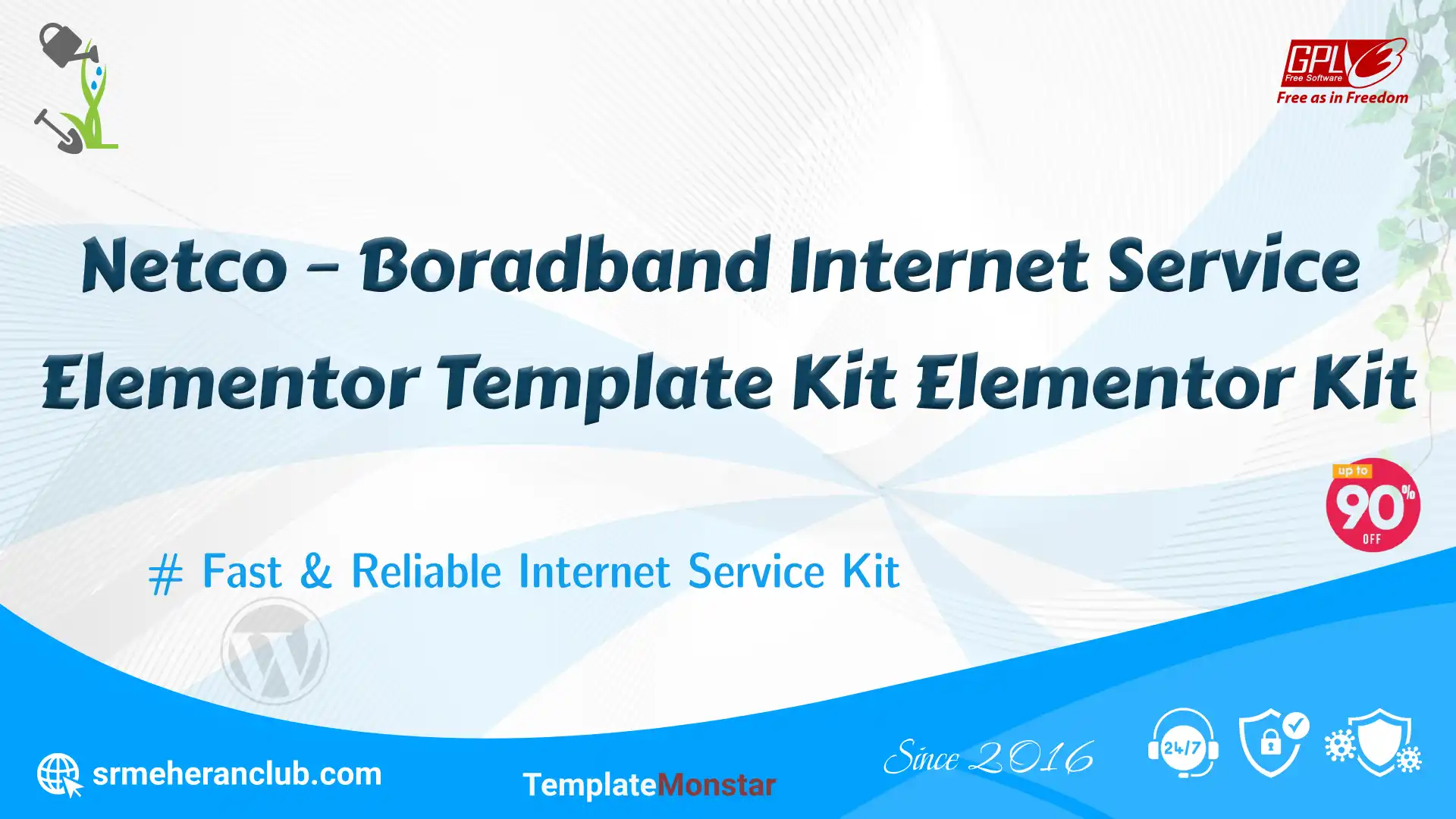 Netco – Boradband Internet Service Elementor Template Kit Elementor Kit
