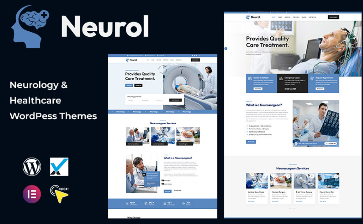 Neurol – Neurology & Healthcare WordPress Themes