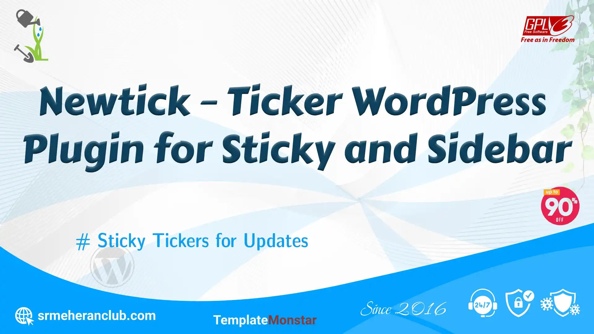 Newtick – Ticker WordPress Plugin for Sticky and Sidebar