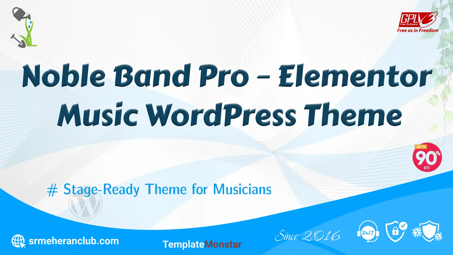 Noble Band Pro – Elementor Music WordPress Theme — Theme by Templatemonster
