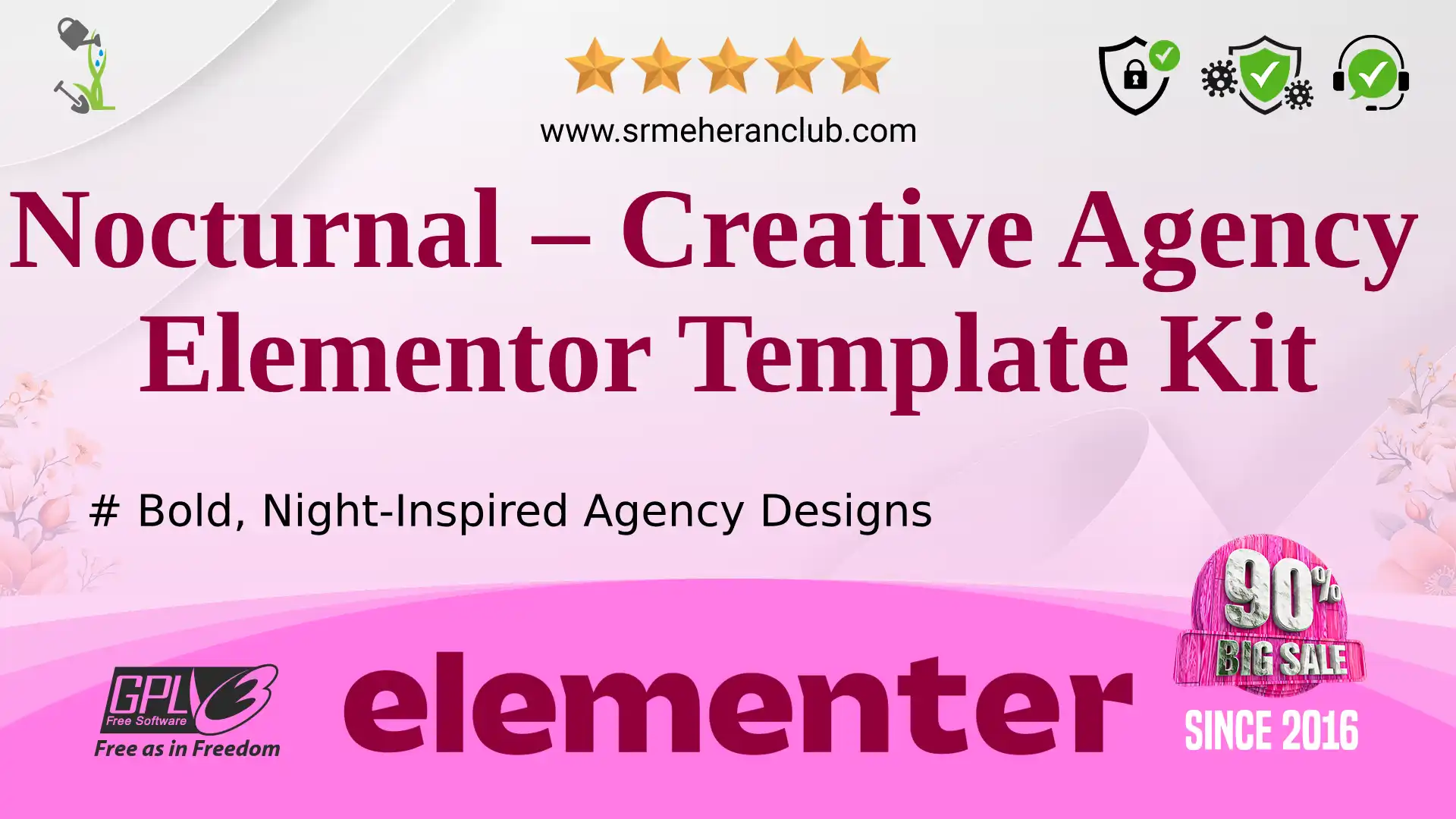 Nocturnal – Creative Agency Elementor Template Kit — Elementor Kit by Themeforest