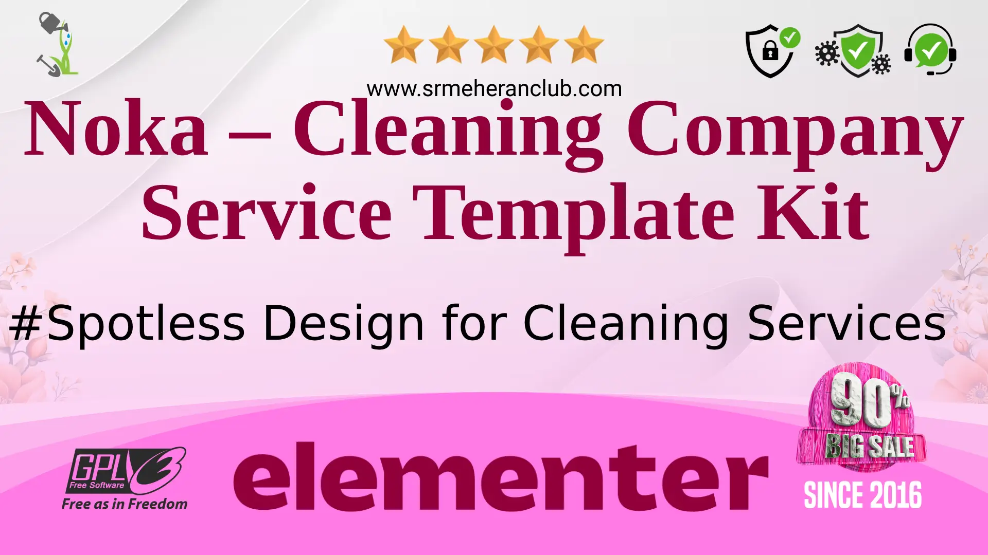 Noka – Cleaning Company Service Template Kit — Elementor Kit by Themeforest