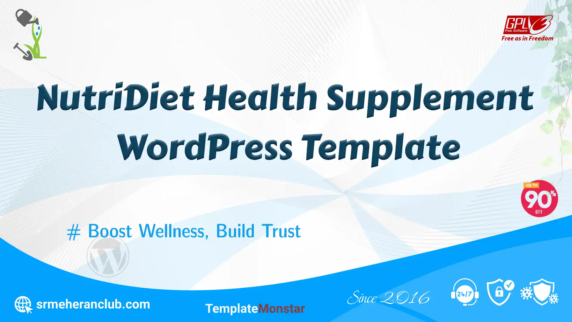 NutriDiet Health Supplement WordPress Template — Theme by Templatemonster