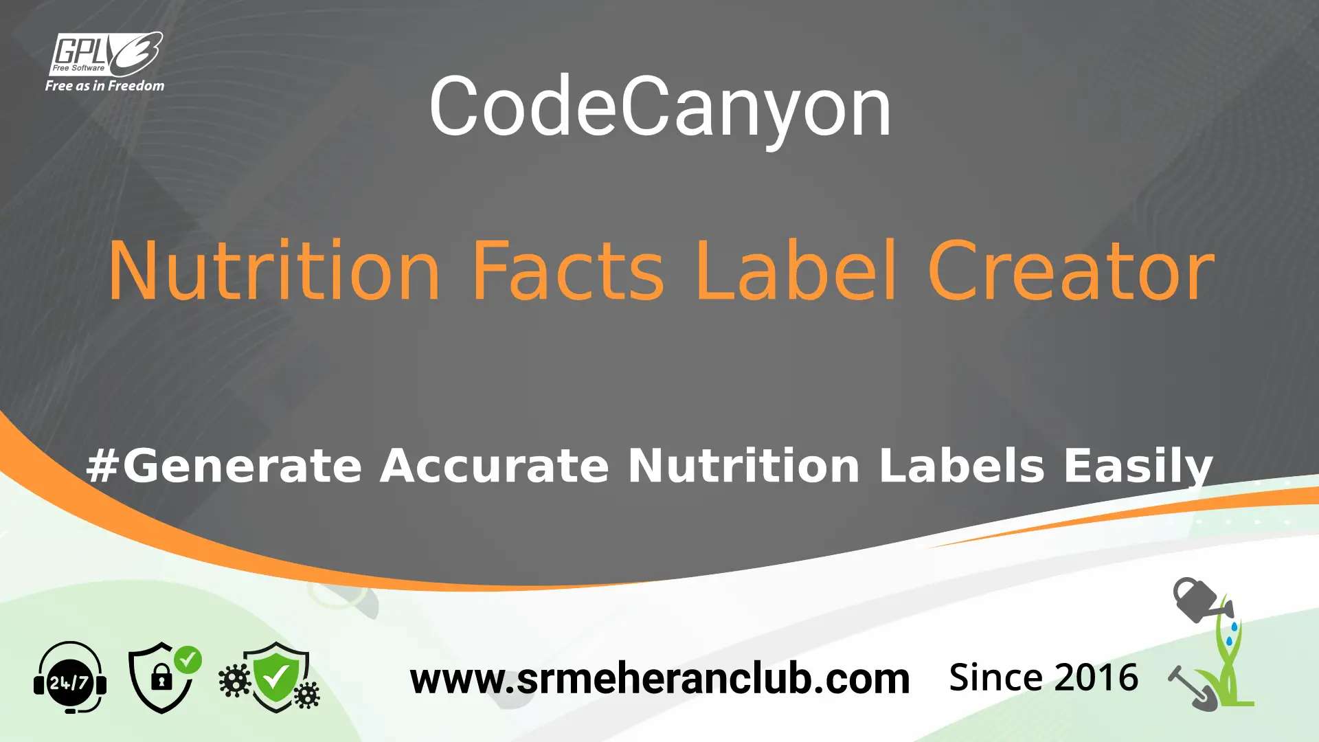 Nutrition Facts Label Creator — Plugin by Codecanyon