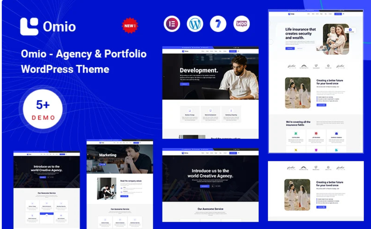 Omio - Agency & Portfolio Multipurpose WordPress Theme
