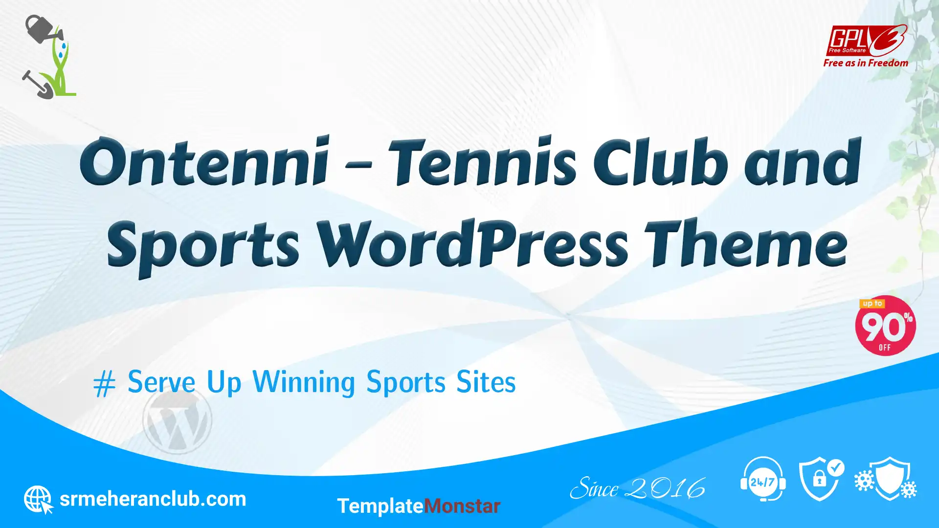 Ontenni – Tennis Club and Sports WordPress Theme — Theme by Templatemonster