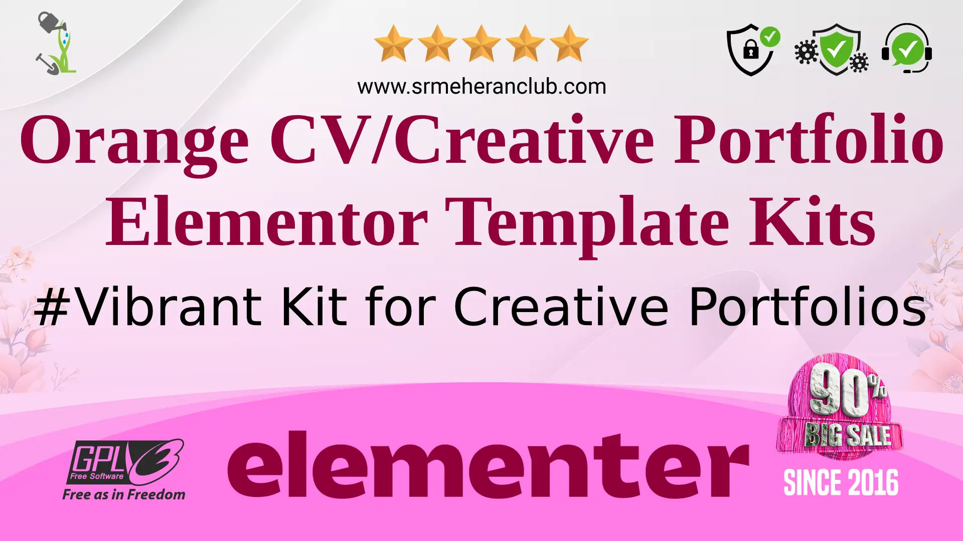 Orange CV/Creative Portfolio Elementor Template Kits — Elementor Kit by Themeforest