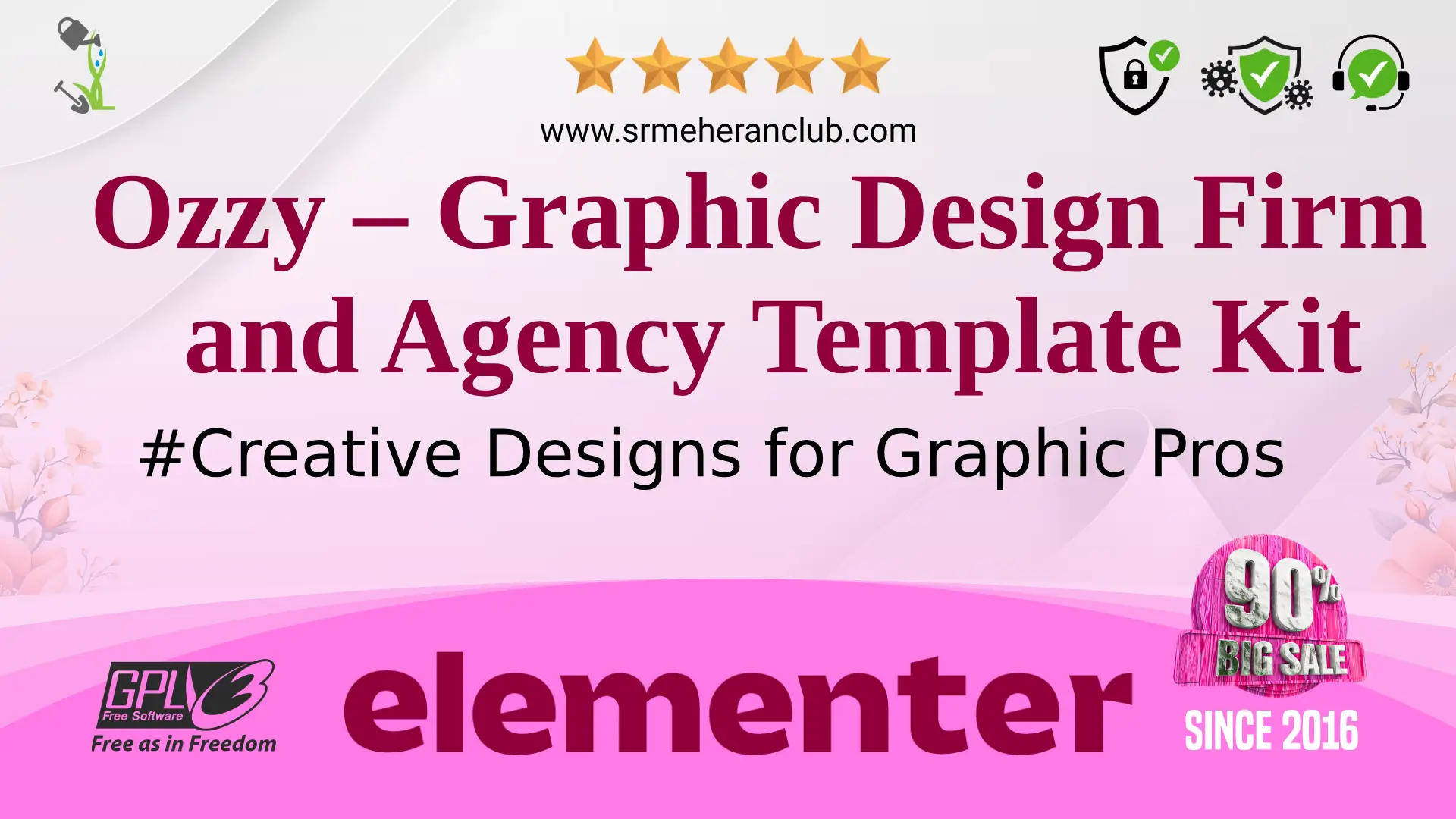 Ozzy – Graphic Design Firm and Agency Template Kit — Elementor Kit by Themeforest