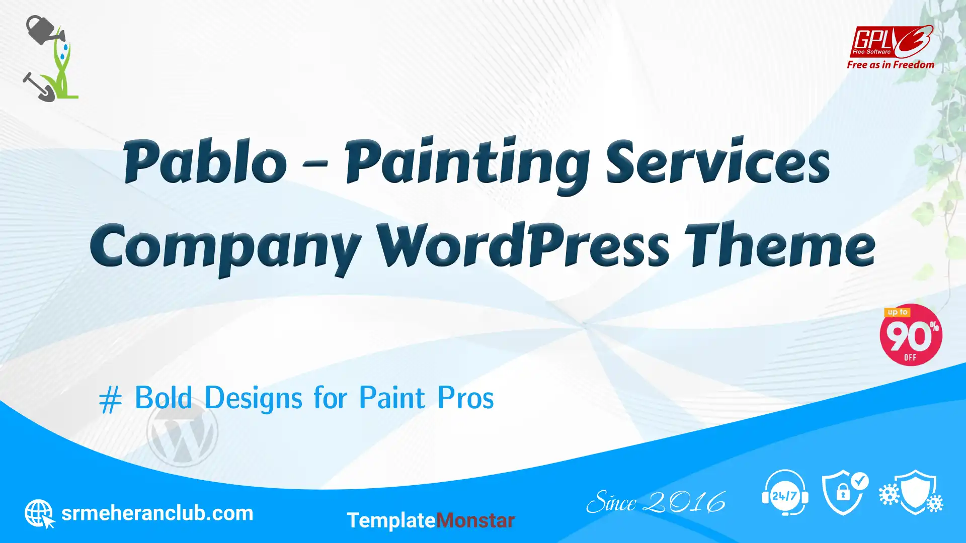 Pablo – Painting Services Company WordPress Theme — Theme by Templatemonster