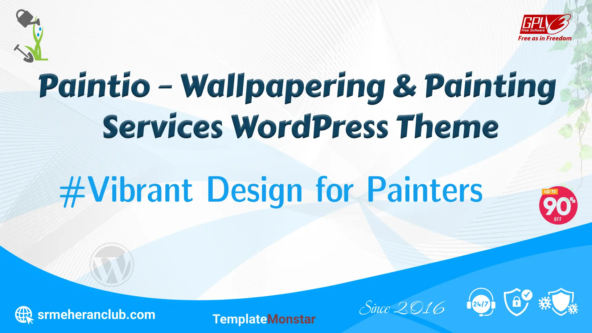 Paintio – Wallpapering & Painting Services WordPress Theme — Theme by Templatemonster