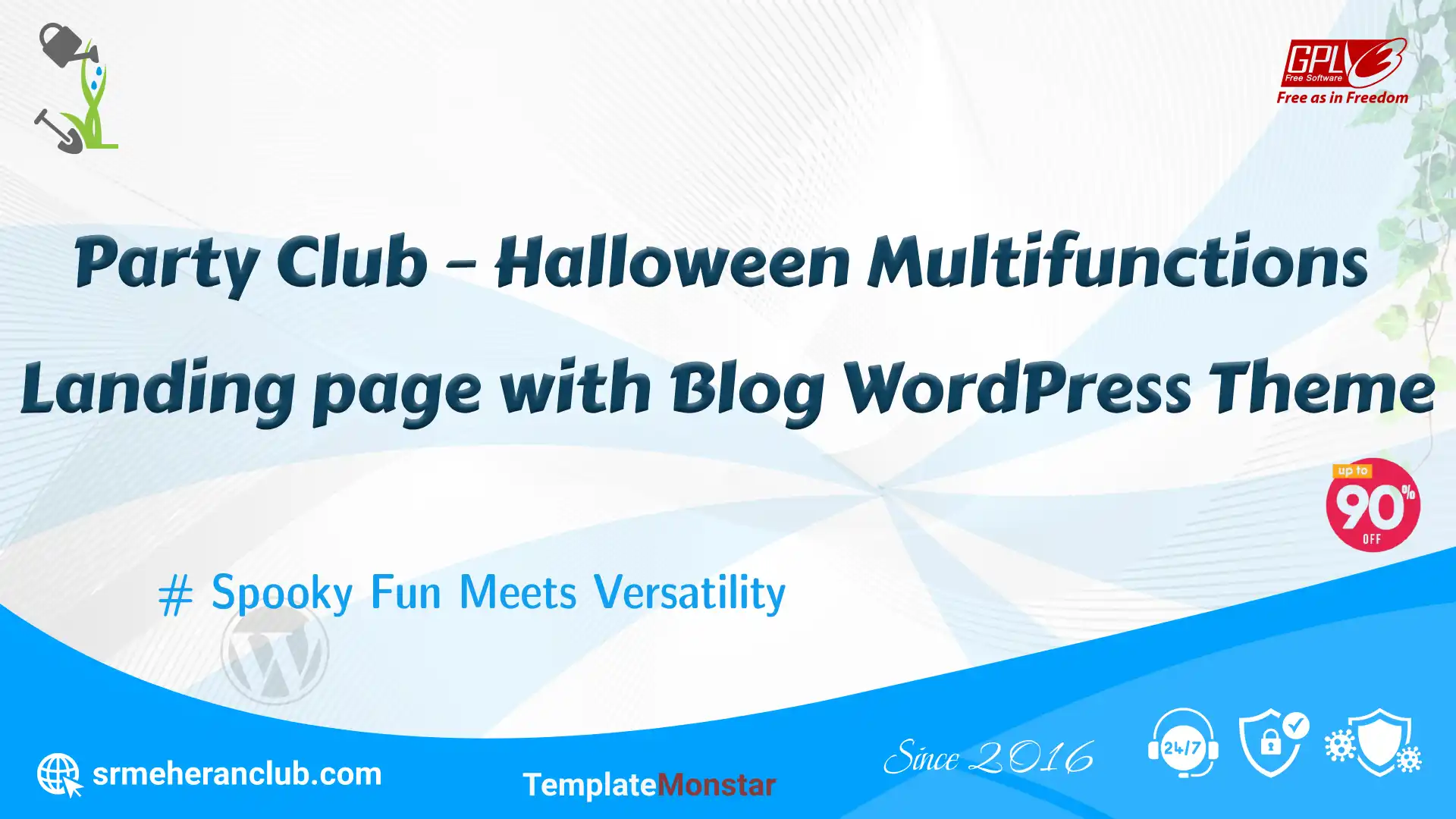 Party Club – Halloween Multifunctions Landing page with Blog WordPress Theme — Theme by Templatemonster