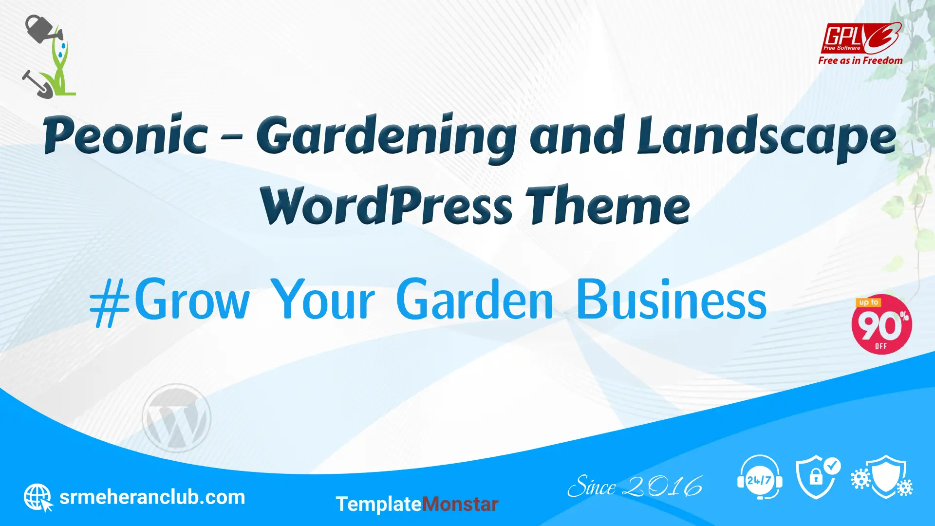 Peonic – Gardening and Landscape WordPress Theme — Theme by Templatemonster