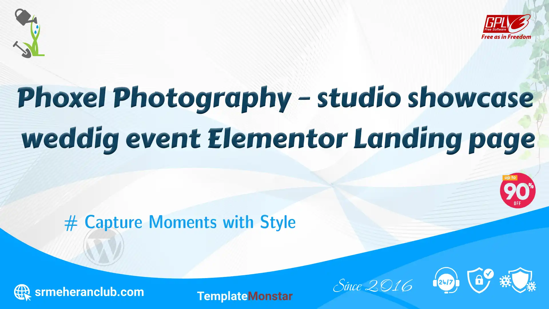 Phoxel Photography – studio showcase weddig event Elementor Landing page