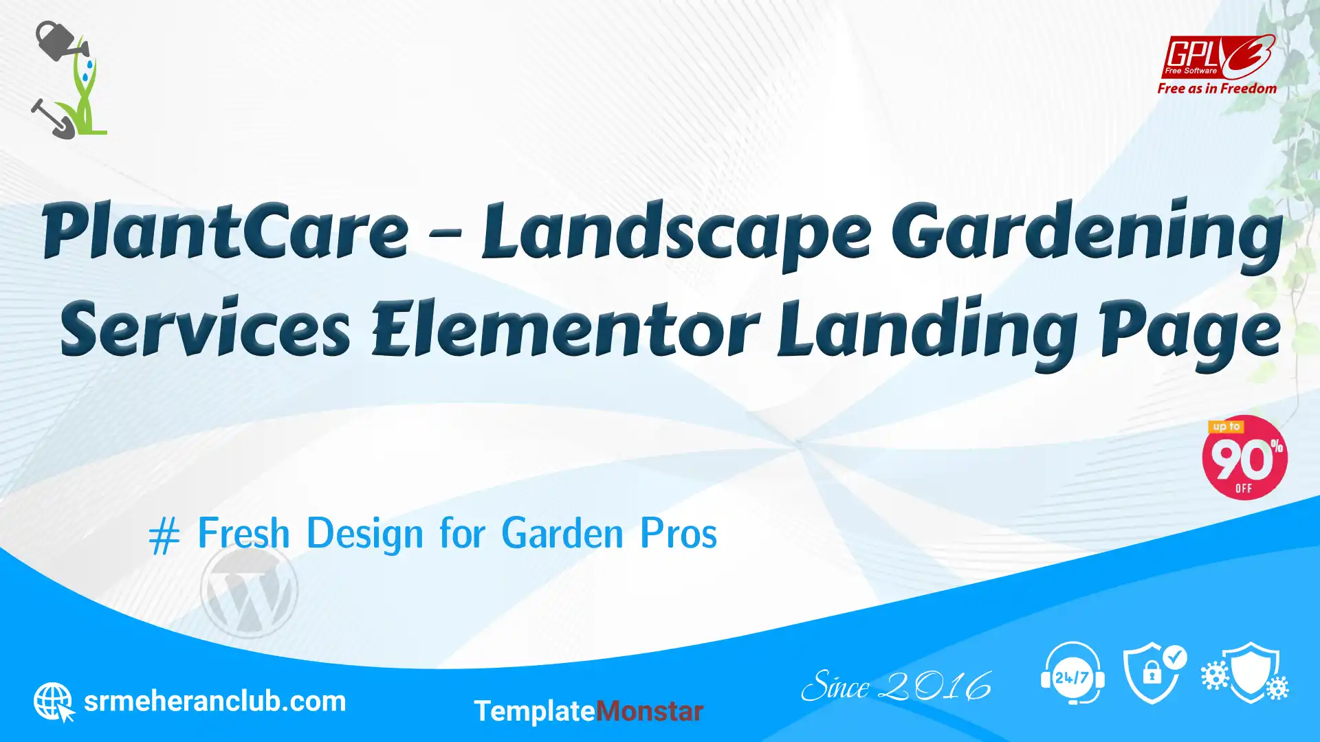 PlantCare – Landscape Gardening Services Elementor Landing Page — Elementor Kit by Templatemonster