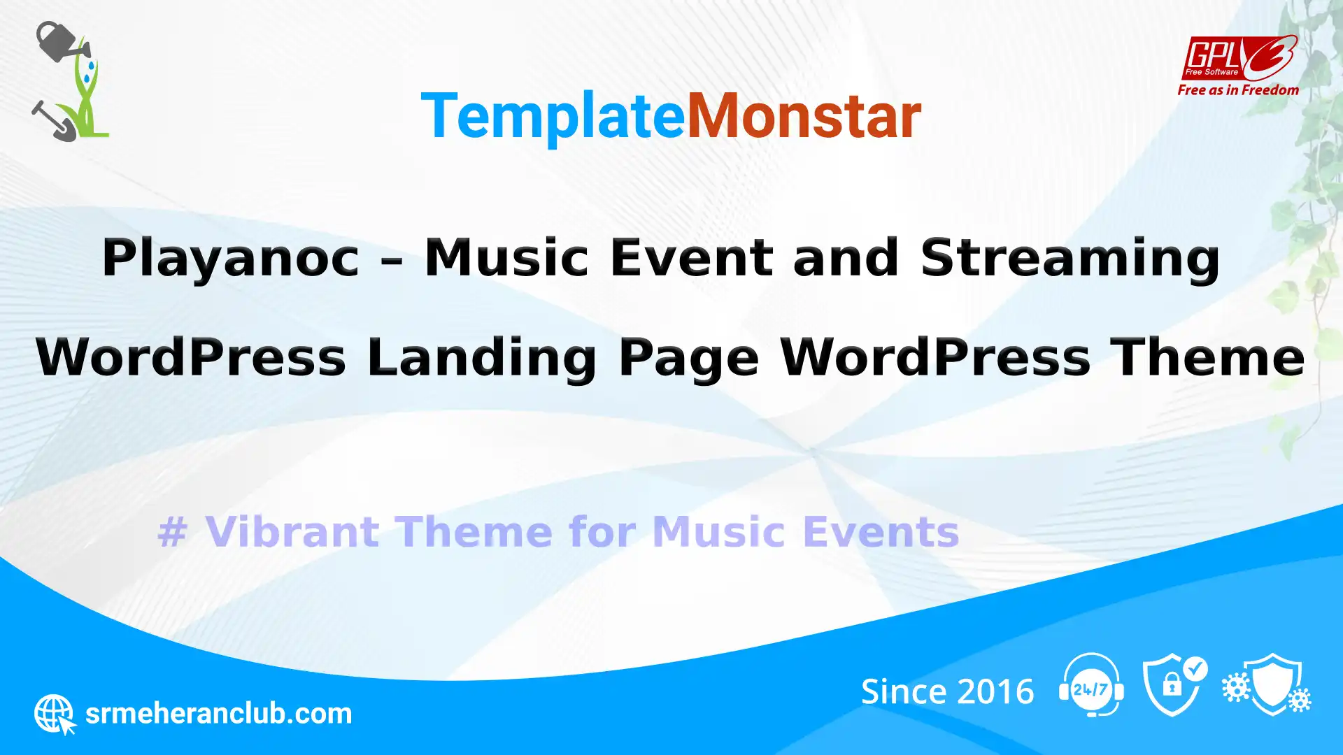 Playanoc – Music Event and Streaming WordPress Landing Page WordPress Theme